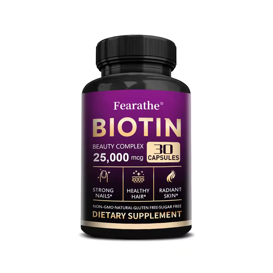 Biotin-Vitamine mit Pantothensäure und Folsäure