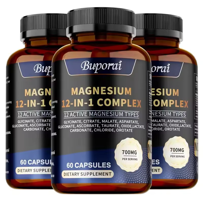 Magnesium Complex Capsules - Bone & Heart Health Supplement