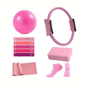 Pilates Ring Set for Women Home Yoga Accessories