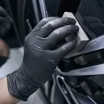Black Disposable Nitrile Gloves (Powder-Free) 100 pcs