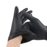 Black Disposable Nitrile Gloves (Powder-Free) 100 pcs