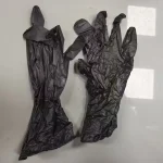 Black Disposable Nitrile Gloves (Powder-Free) 100 pcs