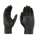 Black Disposable Nitrile Gloves (Powder-Free) 100 pcs