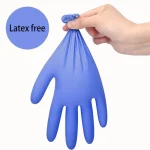 Blue Disposable Nitrile Gloves (Powder-Free) 100 PCS