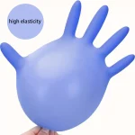 Blue Disposable Nitrile Gloves (Powder-Free) 100 PCS