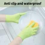 Grass Green Nitrile Disposable Gloves (Latex-Free, No Dust) S/M/L 50/100 PCS