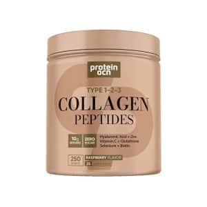 Proteinocean Raspberry Collagen - 6 Vitamin Added, Type 1,2,3 - 250g 25 Servings