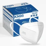 QUKE Black KN95 5-Layer Disposable Face Masks Pack of 50