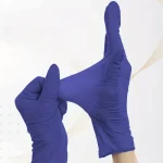 Starry Purple Disposable Nitrile Gloves (Powder-Free, Latex-Free) S/M/L 100 PCS