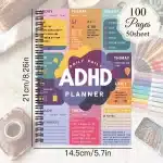 1pc ADHD Productivity Planner – Neurodivergent-Friendly Organizer