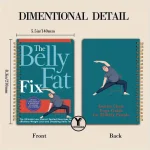 1pc The Belly Fat Fix Challenge Planner – 30-Day Transformation Guide