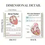 ECG Rhythm Chart & Heartbeat Monitoring Spiral Notebook