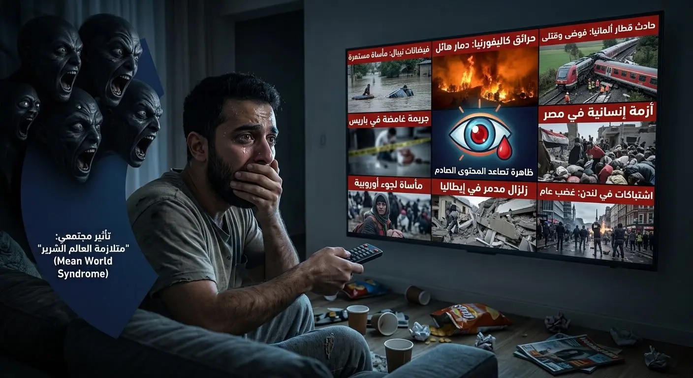 صناعة الذعر: تفكيك اقتصاد الانتباه وتضخيم الجريمة في المشهد الإعلامي الرقمي