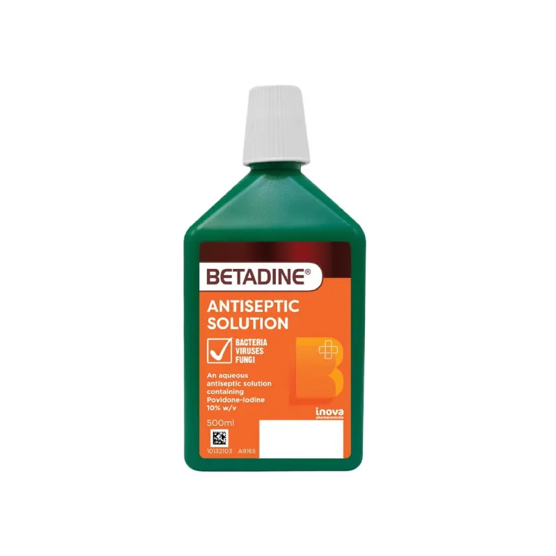 Betadine Antiseptic Solution 500 Ml