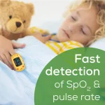 Kids Fingertip Pulse Oximeter | Pediatric Blood Oxygen & Heart Rate Monitor