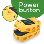 Kids Fingertip Pulse Oximeter | Pediatric Blood Oxygen & Heart Rate Monitor