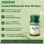 Nature’s Bounty Biotin 5000 µg – 60 schnell lösliche Tabletten