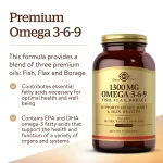 Solgar Omega 3-6-9 1300 mg – 120 Weichkapseln