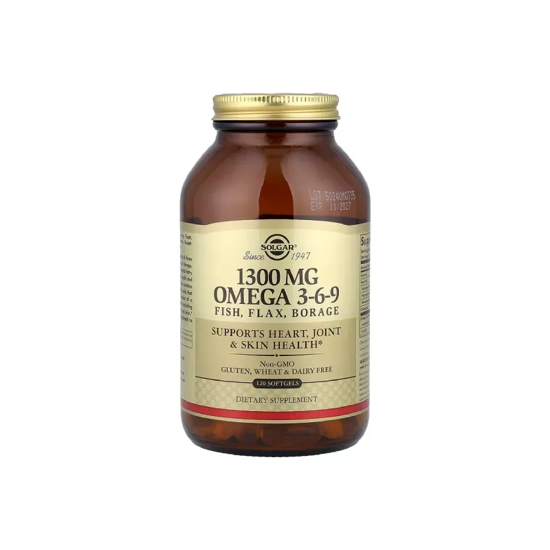Solgar Omega 3-6-9 1300 mg – 120 Weichkapseln